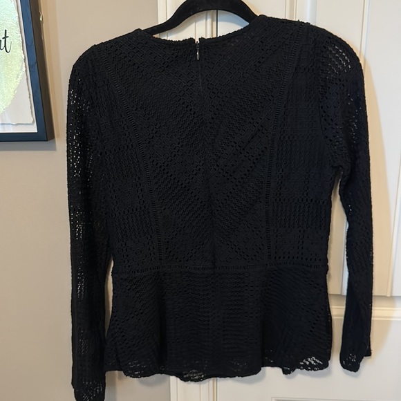 Lace Peplum Hem Top - Picture 4 of 4